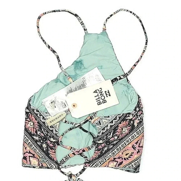 Billabong | Reversible Tankini Top Bohemian Print Tie Dye Size Large L NWT - Picture 4 of 7